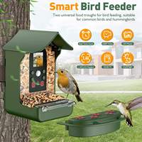 Petdom plus récent étanche conçu en plein air Vision nocturne intelligent mangeoire à oiseaux caméra observer l'activité des oiseaux et manger