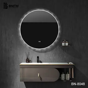 BNITM爆炸模型现货产品浴室梳妆台48英寸发光二极管医药柜浴室柜带陶瓷水槽
