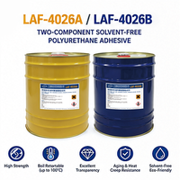 Adhésif polyuréthane bicomposant sensible à la pression pour emballages alimentaires, résistant à la chaleur/à l'ébullition et à la lumière
