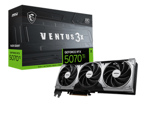 Nouvelle sortie MSI GeForce RTX 5070 <span class=keywords><strong>Ti</strong></span> 16G VENTUS 3X OC carte graphique de jeu GPU AI cartes vidéo de calcul pour PC - Product Image 1