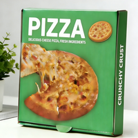 Boîte d'emballage pour pizza en plastique, jetable, recyclable, PVC, personnalisable, marque Cholyn