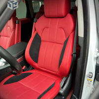 Pour Land Rover Range Rover Velar Evoque Sport Discovery Defender, accessoires de voiture en cuir de luxe sur mesure, housse de siège 5 places