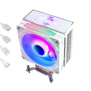 Qiuzam सस्ती rgb <span class=keywords><strong>cpu</strong></span> कूलर lga 1700/1200/<span class=keywords><strong>1151</strong></span> 6 हीट पाइप 120mm pwm प्रशंसक 160w tdp 20db arb समन्वयन सार्वभौमिक ब्रैकेट - Product Image 5