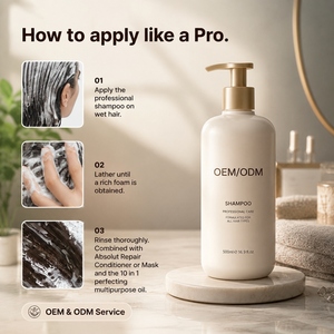 Shampoo réparateur <span class=keywords><strong>Absolut</strong></span> <span class=keywords><strong>Repair</strong></span> OEM/ODM enrichi en protéines et oméga 9 pour cheveux secs et abîmés, restructure et ajoute de la brillance - Product Image 6