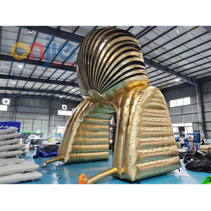 Event Inflatable Sphinx, Customizable 7-Meter-High Inflatable Statue Inflated Pharaoh <strong>Tunnel</strong> - Product Image 4
