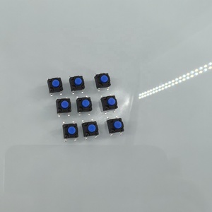 Nhà Sản Xuất Tùy Chỉnh Điều Khiển Kép Thông Minh Bảng Điều Chỉnh 6*6Mm Kim Không Thấm Nước Silicone Micro Chuyển Đổi 1NO Cho Thiết Bị Nhà - Product Image 1