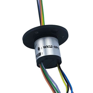 Anneau collecteur conducteur 8 voies 2A pour moteur basse puissance, joint rotatif à 360 circuits, type à bride, diamètre extérieur 12,4 mm - Product Image 5