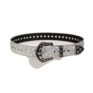 Cinturón <span class=keywords><strong>de</strong></span> cintura retro vintage para <span class=keywords><strong>mujer</strong></span>, <span class=keywords><strong>de</strong></span> cuero sintético PU con textura <span class=keywords><strong>de</strong></span> malla gruesa, con hebilla <span class=keywords><strong>de</strong></span> aleación, estilo Instagram, subcultura edgy, negro, 3.8cm - Product Image 5