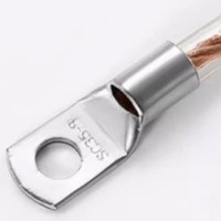 Embout de câble en cuivre pur étamé SC10, borne à sertir, 600V, utilisation industrielle, connecteur électrique pour transformateur de distribution d'énergie