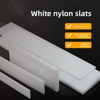 Barre carrée en nylon MC PA66/PA46 blanc, résistante à l'usure, longue tige en plastique, bloc carré robuste, plaque en plastique, modèle 006