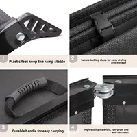 Échelle d'escalade pour chiens, escalier portable et pliable pour animaux de compagnie, à fixer sur les véhicules (voitures, SUV) pour une utilisation en extérieur – Fournitures transfrontalières pour animaux de compagnie