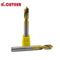 Foret de centrage Keencuteer en acier rapide revêtu de cobalt à 90 degrés pour le perçage du bois et du métal