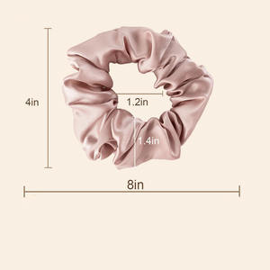 Pure <b>Silk</b> Woven <b>Scrunchies</b> for <b>Hair</b> Care Soft & Customizable for Hospital Home & Hotel Use - Product Image 3
