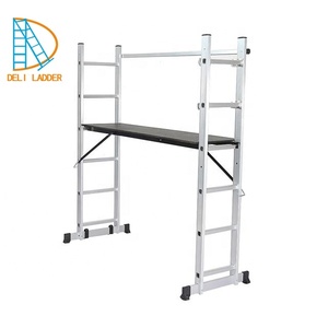 New 2x6 bước nhôm kính thiên văn thang với nền tảng giàn giáo bước thang - Product Image 6