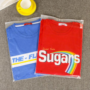 Ropa translúcida esmerilada de PE hecha a medida, bolsa con cremallera, pantalones cortos de verano, ropa interior, <span class=keywords><strong>calcetines</strong></span> con mango de sellado de válvula de cadena en relieve - Product Image 6