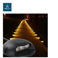Lampe solaire LED en plastique pour allée, étanche IP65, design dos de tortue, pour jardin, mur, escalier, couloir, faisceau 360°, CRI élevé