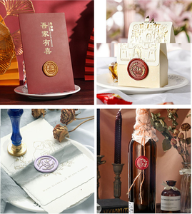 Adesivi Sigillo Ceralacca Personalizzati con Logo, Autoadesivi, per Confezioni Regalo, Artigianato Fai-da-te, Ingrosso, OEM - Product Image 6