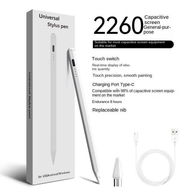 Kingstar Magnetic Aluminum Active Sensing Capacitive Stylus Pen for Phone & Tablet Screen Touch with Replaceable Tip
