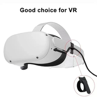 Cable USB-C en ángulo de 10 Gbps, USB 3.2 Gen1, Carga Rápida para Oculus Quest Link VR, Transferencia de Datos