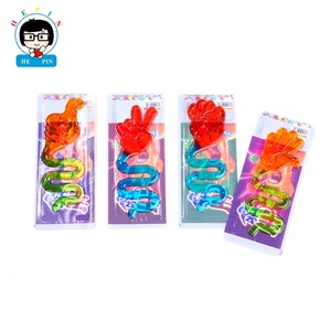 Ventas al por mayor Funny <span class=keywords><strong>Rock</strong></span> <span class=keywords><strong>Paper</strong></span> <span class=keywords><strong>Scissors</strong></span> Shaped Gummy Candy Sabor a fruta sabrosa Soft Jelly Candy - Product Image 4