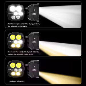 Faro fendinebbia LED per moto Ferei FA318M 300W ad alta potenza, impermeabile IPX8, 23000 Lumen super luminosi, 145716 Candela, doppia lente - Product Image 5