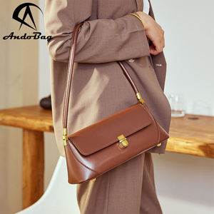AndoBag <b>Handbag</b> for Women <b>Summer</b> Fashion Single Shoulder Crossbody Bags Genuine Cow Leather Underarm Bag 2035 - Product Image 1