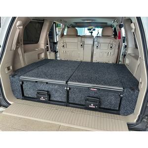 ระบบลิ้นชักคู่ VRD4X4 คุณภาพสูง ป้องกันการสั่นสะเทือน สำหรับรถยนต์โตโยต้าแลนด์ครุยเซอร์ ซีรีส์ 200 และ Lexus LX570 ระบบลิ้นชักอัลติเมท โซลูชั่นการจัดเก็บ - Product Image 6