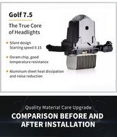 Feux de direction dynamiques à haute configuration pour Volkswagen Golf 7.5 MK7.5 2018-2020