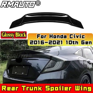 สปอยเลอร์หลังคาท้ายรถยนต์ สำหรับ Honda Civic 2016-2021 รุ่นที่ 10 ชุดแต่งสปอยเลอร์หลังคาท้ายรถยนต์ อุปกรณ์ตกแต่งรถยนต์ - Product Image 1