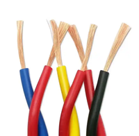 Câbles électriques 2*2.5mm, torsadés, flexibles, en cuivre, isolation PVC, utilisation en bâtiment, système basse tension, longueur personnalisée