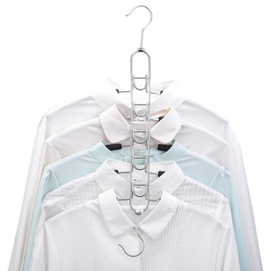 Organisateur de vêtements multi-niveaux 5 en 1 pour placard, économiseur d'espace en métal, <span class=keywords><strong>cintre</strong></span> pour pulls, manteaux, chemises - Product Image 3