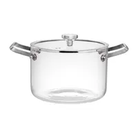 TRUST 4-liter heat-resistant transparent glass cookware, No. HRG071 