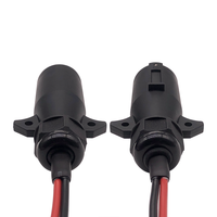 Kabel Perakitan Soket Konektor 2 Pin SAE Bu Ll Et Ke 7 Pin, Kabel Harness Trailer