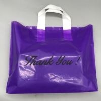 Sacs de faveur de fête en plastique pour anniversaire, sac de cadeau Pastel friandises bonbons avec poignées