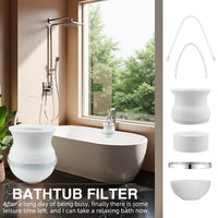 Cartouche de rechange en plastique ABS à charbon actif, pré-filtre pour bain, filtre à eau pour robinet de baignoire, système domestique