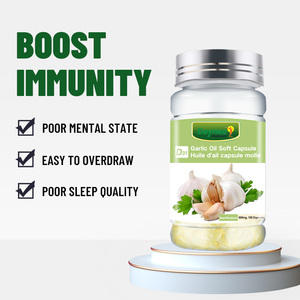 Pour l'huile d'ail Softgel Santé Complément alimentaire Capsules végétaliennes Âge moyen et personnes âgées Soutien immunitaire 2 Softgels Quotidien - Product Image 6