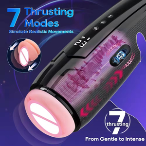 3 in 1 Electric Aircraft 7 Heating Oral Sucking Thrusting <b>Vibration</b> App <b>Remote</b> <b>Control</b> Male Masturbation Cup - Product Image 5