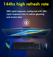 Weier Monitor Factory 24"inch LCD PC Display Screen 144HZ Computer Gaming Monitors Coffice Monitor