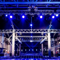 De aluminio al aire libre de Dj iluminación Led Speaker Array de Truss torre para el concierto Bar evento que se muestra