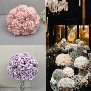 Sfera di Fiori di Rosa Artificiali per Decorazioni Matrimoniali, Composizione Floreale in Plastica per Palcoscenici e Strade - Product Image 3
