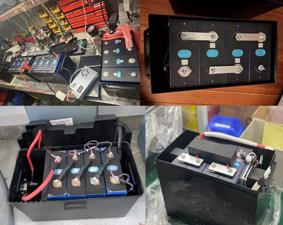 lifepo4 battery case diy 16s 48v with cooling air