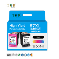 Cartuchos de tinta HP 67XL, cartucho de tinta 67XL 67 para impresora HP, cartucho para HP Deskjet 2700 2800, cartuchos de tinta compatibles.