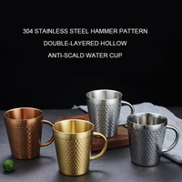 Tasses à café en acier inoxydable personnalisées, accessoires cadeaux, style mariage créatif, tasse à café en acier inoxydable