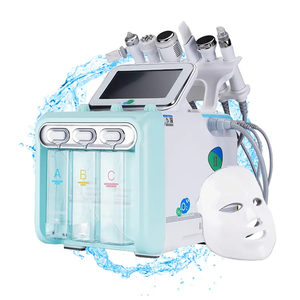 7 1 Hydra Dermabrasion <span class=keywords><strong>Aqua</strong></span> Peeling Oxygen Jet pequeña burbuja H2 O2 agua oxígeno máquina Facial para salón de belleza cuidado de la piel enchufe de EE. UU. - Product Image 3