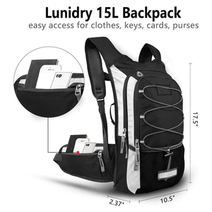 Sac à dos de vélo multifonctionnel avec logo personnalisé pour randonnée et trekking en polyester imperméable, antivol et portable pour les sports de plein air - Product Image 6