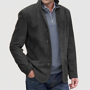 Cappotto <span class=keywords><strong>Casual</strong></span> Retrò con Risvolto, Nuova Collezione Autunno-<span class=keywords><strong>Inverno</strong></span> 2026, <span class=keywords><strong>Abbigliamento</strong></span> Maschile Americano - Product Image 3