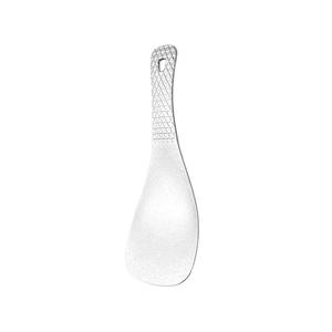 Cuillère à riz en titane pur, manche martelé en argent cristal de glace, résistante à la chaleur, pour servir, ustensile de cuisine et de voyage - Product Image 4