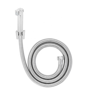 Портативный хромированный распылитель для биде - Product Image 1