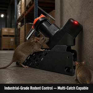 Nuevas trampas para ratas, ratones y cucarachas, atrapa ratas grande con gas CO2, estación <span class=keywords><strong>de</strong></span> trampa para ratas y ratones, para uso comercial en interiores y tuberías <span class=keywords><strong>de</strong></span> drenaje. - Product Image 4