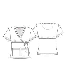 ชุดยูนิฟอร์มผ้าทอแบบเป็นมิตรต่อสิ่งแวดล้อมสำหรับผู้หญิง สำหรับใช้ในโรงพยาบาล มีไซส์พลัสไซส์ - Product Image 5